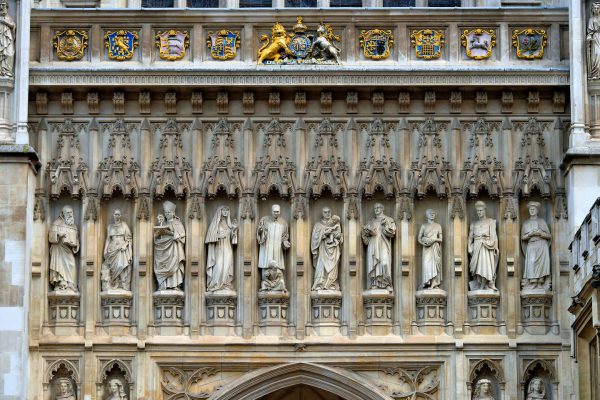 Martyrs Statues at Westminster Abbey in London, England - Encircle Photos