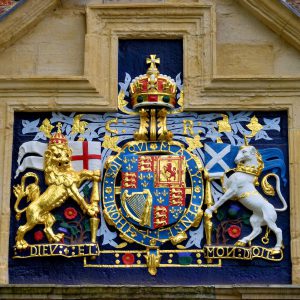 Coat of Arms above King’s Manor in York, England - Encircle Photos