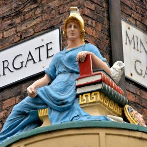 Minerva Statue in York, England - Encircle Photos
