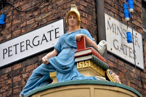 Minerva Statue in York, England - Encircle Photos