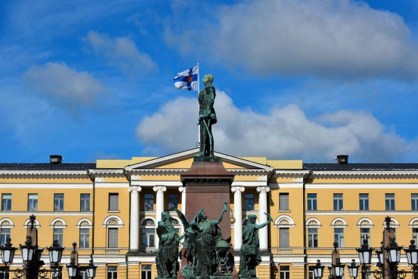 Alexander II Statue in Senate Square in Helsinki, Finland - Encircle Photos