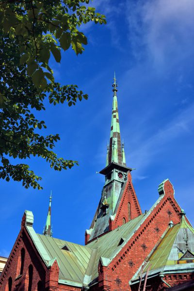 German Church Tower in Helsinki, Finland - Encircle Photos