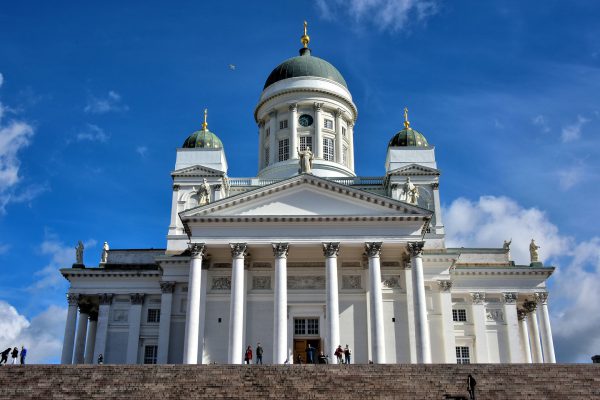 Stairs Leading to Helsinki Cathedral in Helsinki, Finland - Encircle Photos