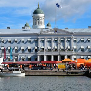 Market Square and City Hall in Helsinki, Finland - Encircle Photos