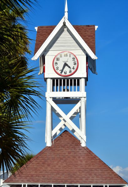 Clock Tower on City Pier in Bradenton Beach, Florida - Encircle Photos