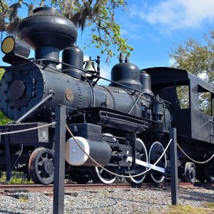 Historic Steam Engine at Manatee Village in Bradenton, Florida - Encircle Photos