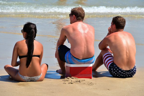College Students Watching at Beach in Fort Lauderdale, Florida - Encircle Photos