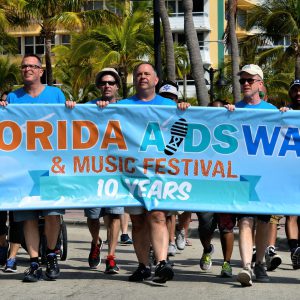 Florida AIDS Walk Banner in Fort Lauderdale, Florida - Encircle Photos