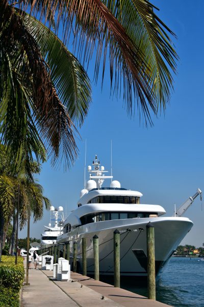 Superyacht at Hilton Marina in Fort Lauderdale, Florida - Encircle Photos