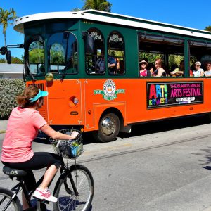 Old Town Trolley Tours Bus in Key West, Florida - Encircle Photos