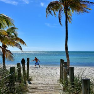 Boardwalk to Smathers Beach in Key West, Florida - Encircle Photos