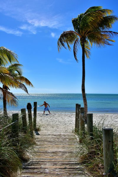 Boardwalk to Smathers Beach in Key West, Florida - Encircle Photos