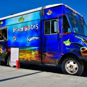 Food Truck along Smathers Beach in Key West, Florida - Encircle Photos
