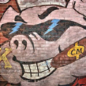 Smiling Pig with Cigar Mural in Key West, Florida - Encircle Photos
