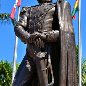 Simón Bolívar Statue at Bayfront Park in Miami, Florida - Encircle Photos