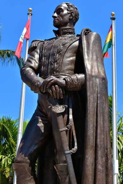 Simón Bolívar Statue at Bayfront Park in Miami, Florida - Encircle Photos