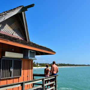 Concession Stand on Pier in Naples, Florida - Encircle Photos
