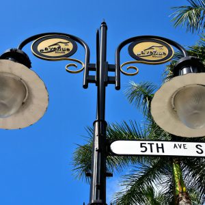Fifth Avenue South Street Sign Lamp Post in Naples, Florida - Encircle Photos