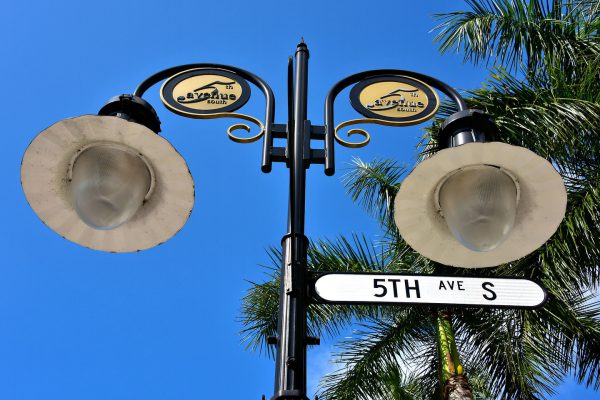 Fifth Avenue South Street Sign Lamp Post in Naples, Florida - Encircle Photos