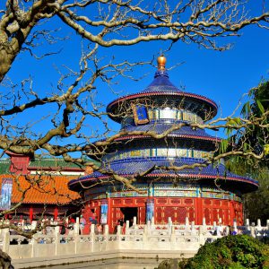 Temple of Heaven in China at Epcot in Orlando, Florida - Encircle Photos