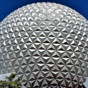 Spaceship Earth Close Up at Epcot in Orlando, Florida - Encircle Photos