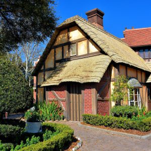 Anne Hathaway’s Cottage in United Kingdom at Epcot in Orlando, Florida - Encircle Photos