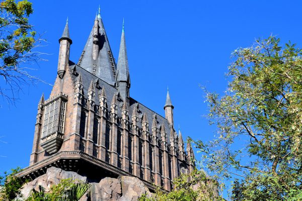 Hogwarts Castle from Below at Islands of Adventure in Orlando, Florida - Encircle Photos