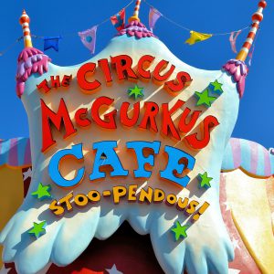 Circus McGurkus Cafe in Seuss Landing at Islands of Adventure in Orlando, Florida - Encircle Photos
