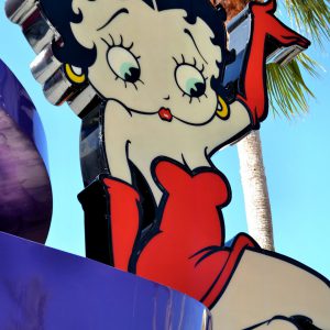Betty Boop in Toon Lagoon at Islands of Adventure in Orlando, Florida - Encircle Photos