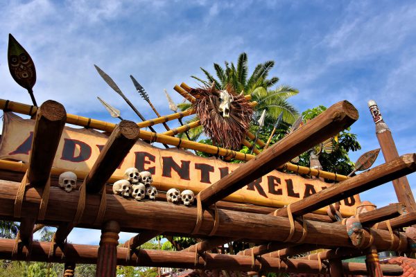 Adventureland Sign at Magic Kingdom in Orlando, Florida - Encircle Photos