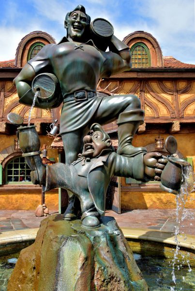 Tribute to Gaston in Fantasyland at Magic Kingdom in Orlando, Florida - Encircle Photos