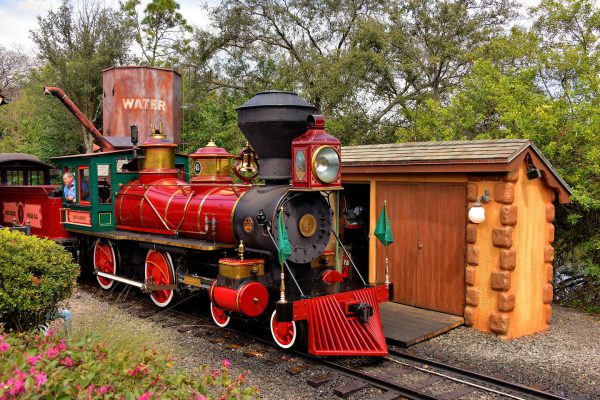 Roy O. Disney Train in Fantasyland at Magic Kingdom in Orlando, Florida - Encircle Photos