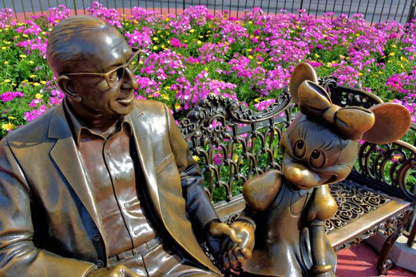 Roy Disney and Minnie on Main Street U.S.A. at Magic Kingdom in Orlando, Florida - Encircle Photos