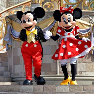 Hosts Mickey and Minnie at Mickey’s Faire at Magic Kingdom in Orlando, Florida - Encircle Photos