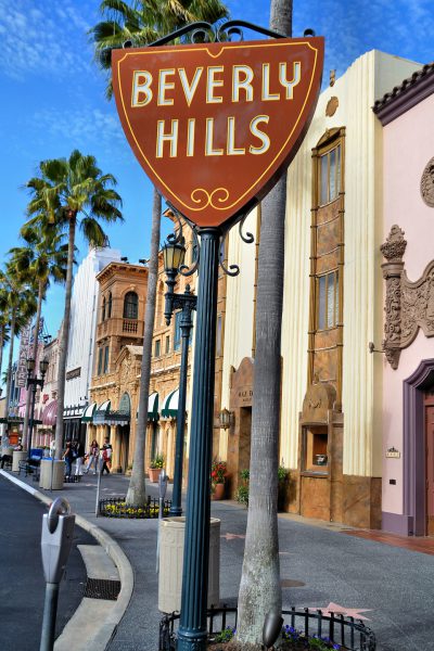Beverly Hills City Limits Sign at Universal in Orlando, Florida - Encircle Photos