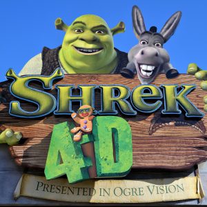 Shrek 4-D Sign at Universal in Orlando, Florida - Encircle Photos