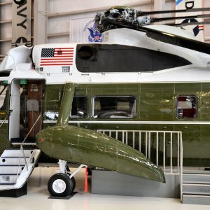Marine One Helicopter at National Naval Aviation Museum in Pensacola, Florida - Encircle Photos