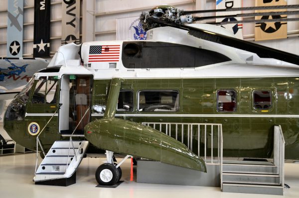 Marine One Helicopter at National Naval Aviation Museum in Pensacola, Florida - Encircle Photos