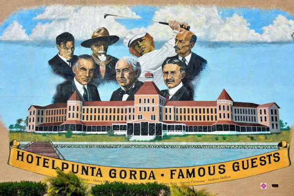 Punta Gorda Hotel Mural in Punta Gorda, Florida - Encircle Photos