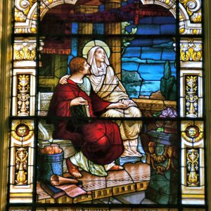 Stained Glass Window Inside Cathedral Basilica of St. Augustine, Florida - Encircle Photos