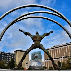 Freedom Sculpture at Courthouse Square in Tampa, Florida - Encircle Photos