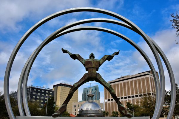 Freedom Sculpture at Courthouse Square in Tampa, Florida - Encircle Photos