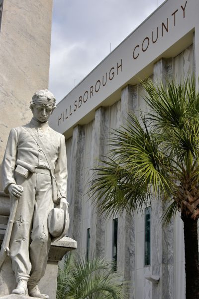 Memoria in Aeterna Sculpture at Courthouse in Tampa, Florida - Encircle Photos