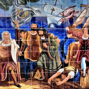 Spanish Explorers Mosaic at Ybor City in Tampa, Florida - Encircle Photos