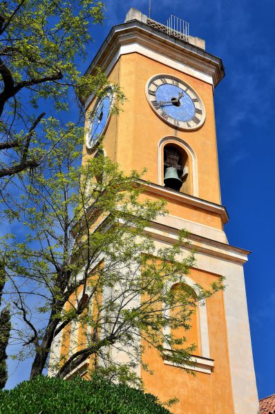 Church of Our Lady of the Assumption Bell Tower in Éze, France - Encircle Photos