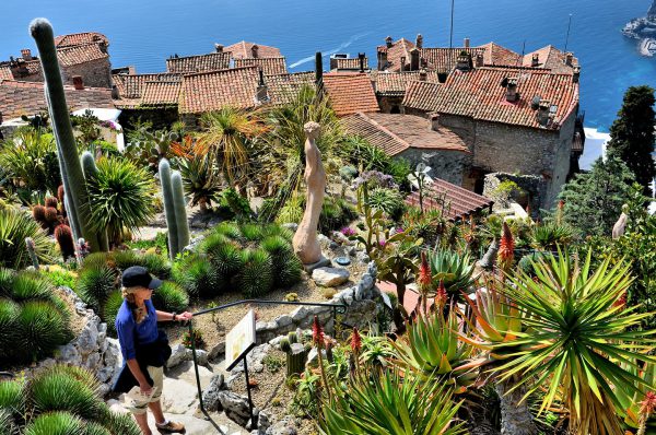 Jardin Exotique Garden Mediterranean View from in Éze, France - Encircle Photos