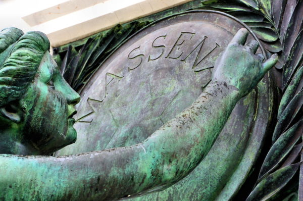 André Masséna Statue Detail in Nice, France - Encircle Photos
