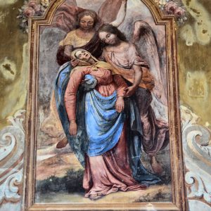 Death of Virgin Mary Fresco at Musée Franciscan in Nice, France - Encircle Photos