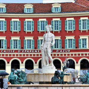 Place Massena Apollo Statue in Nice, France - Encircle Photos