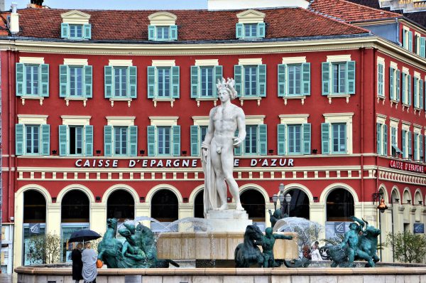 Place Massena Apollo Statue in Nice, France - Encircle Photos